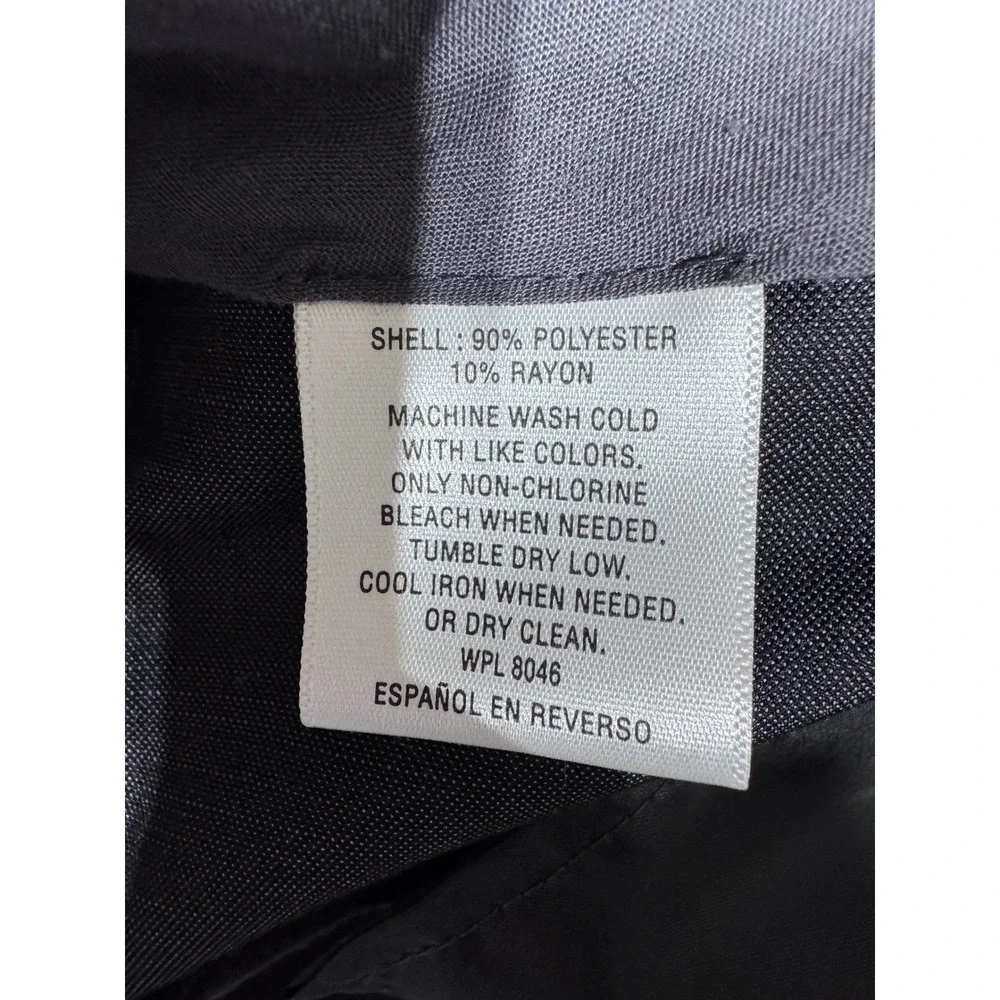 INC 36x34 Gray Dress Pants Men's Slim Fit Sharkskin Flat‎ Front Business